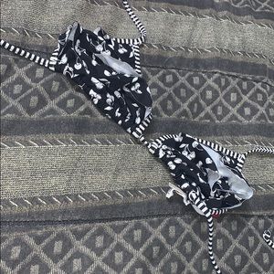 cherry swim suit top